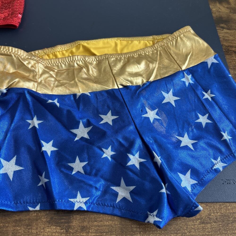 Sexy Adult Halloween Starline Women's Powerful Woman Superhero Costume - Small - Picture 5 of 10